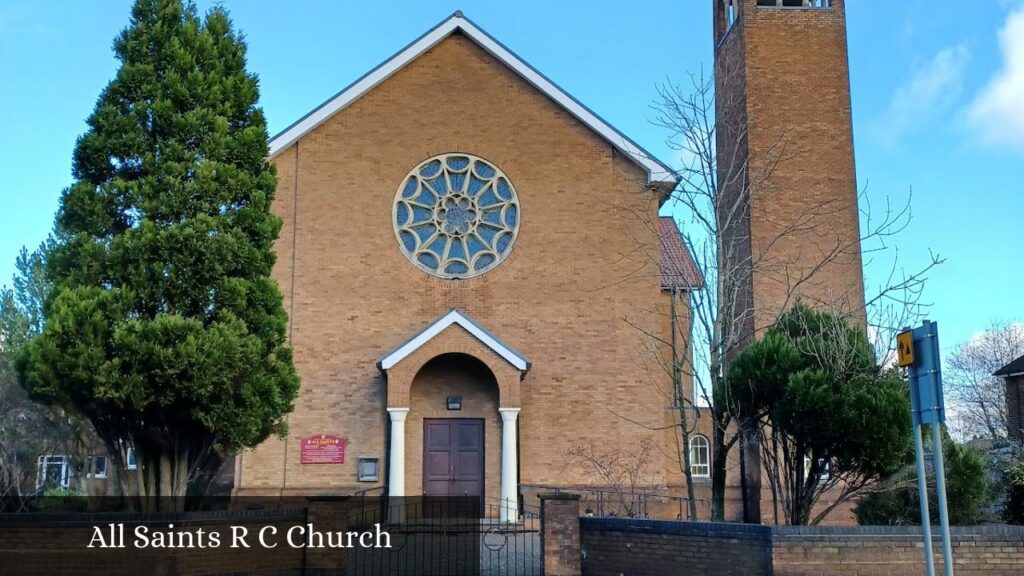 All Saints R C Church - Trafford (England)